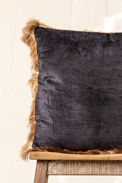 Lux Cushion Cover - Black