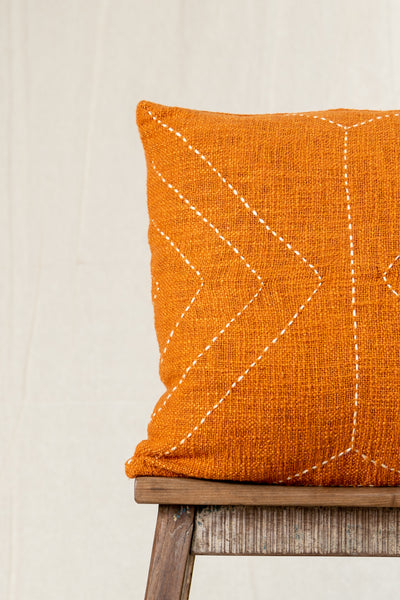 Burnt Orange Chevron Cushion Cover