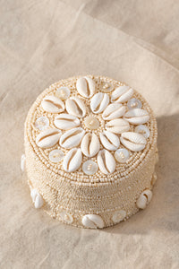 Cowrie Beaded Box