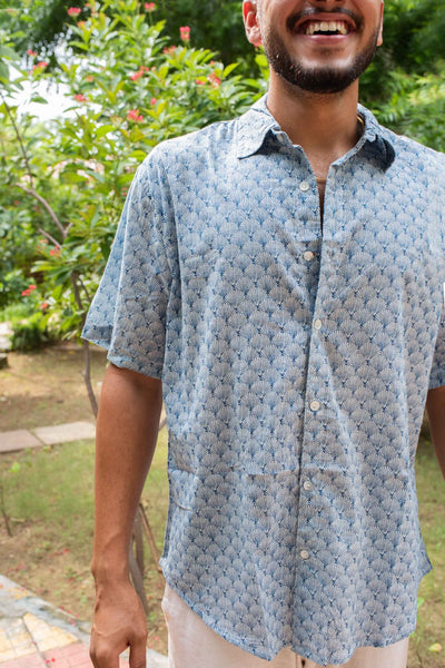 Blue Shell Shirt - Short Sleeve