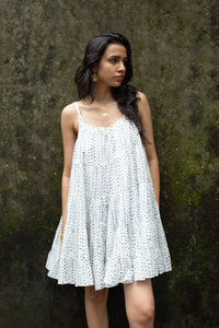 Snow Dot Sol Dress - Short