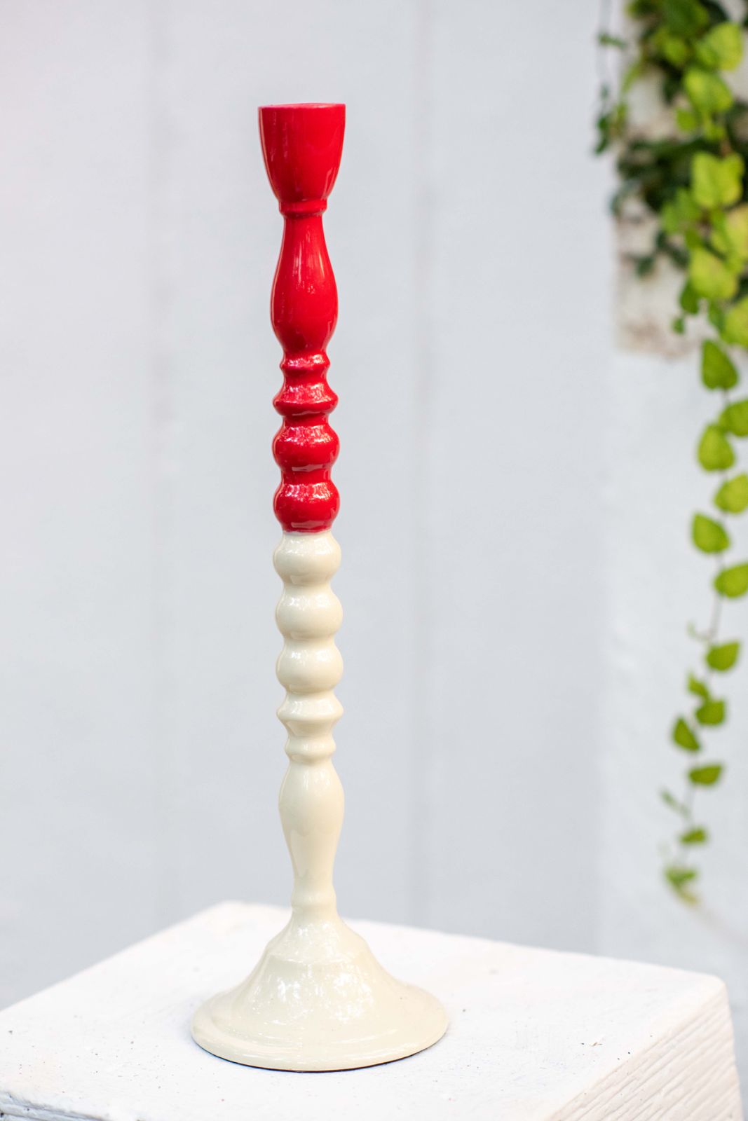 Gaston Candle Stand - Red