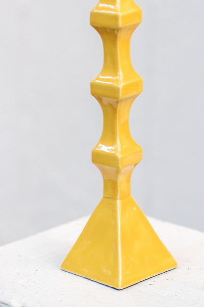 Luche Candle Stand - Yellow