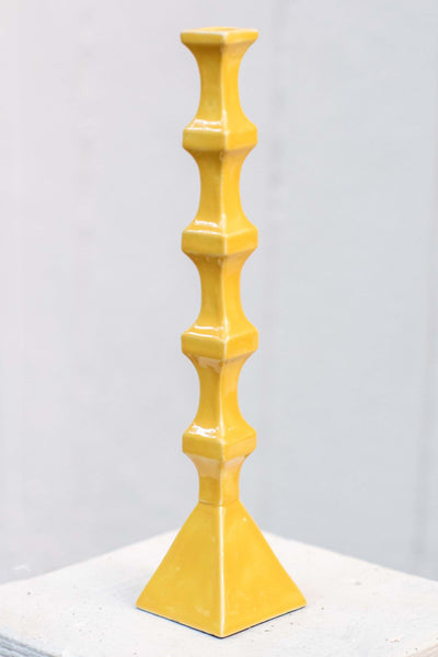 Luche Candle Stand - Yellow