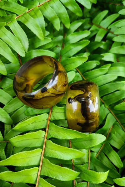 Yellow Resin Napkin Ring - Set of 6