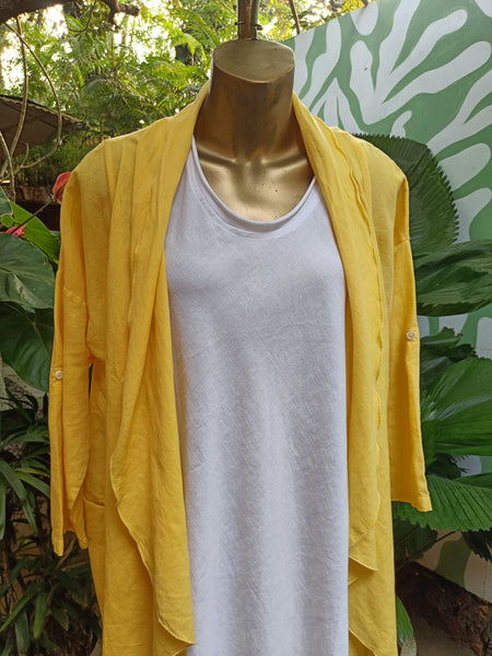 Yellow Boho Jacket