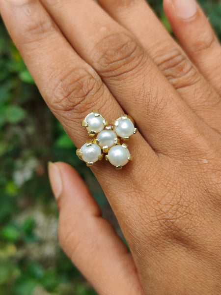 Five Pearl Ring