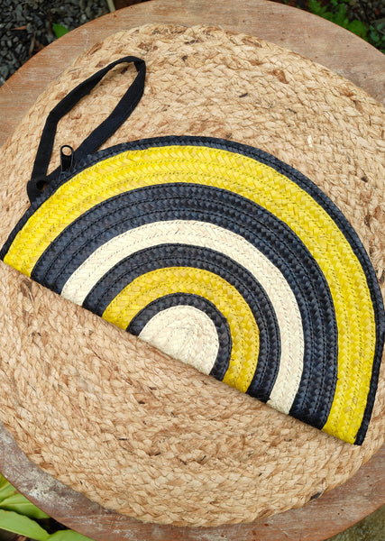 Pancake Wallet - Yellow/Black