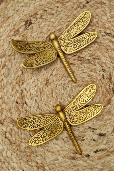 Golden Drangonfly - Set of 2