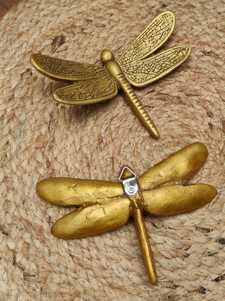 Golden Drangonfly - Set of 2