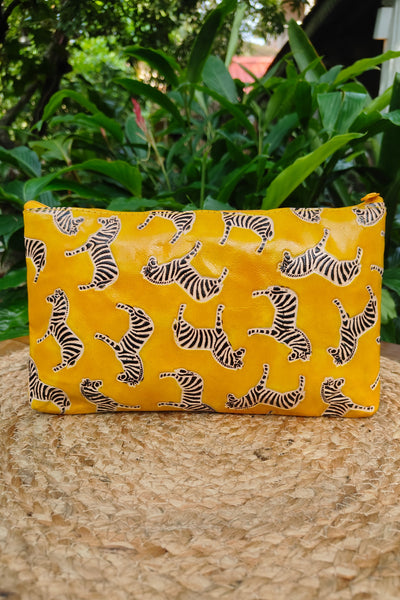 Zebra Pouch - Yellow