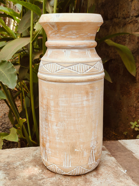 White Diamond Vase