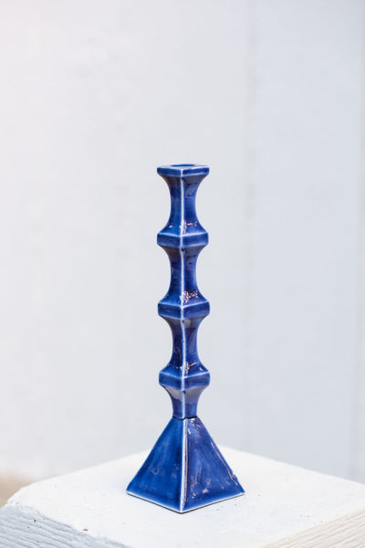 Luche Candle Stand - Blue