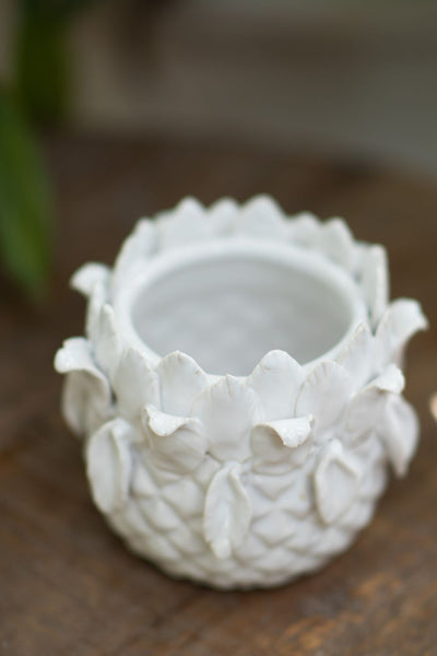 Ananas Planter - White