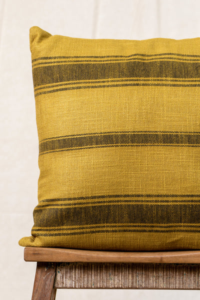 Mustard Stripe Cushion