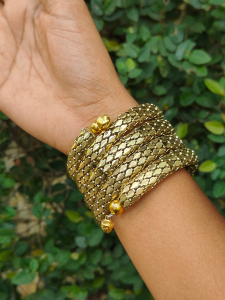 Serpent Bracelet - Gold