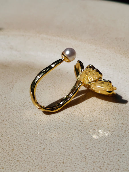 Pearl Flower Ring