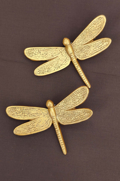 Golden Drangonfly - Set of 2