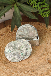 Abalone Coasters - Set of 6