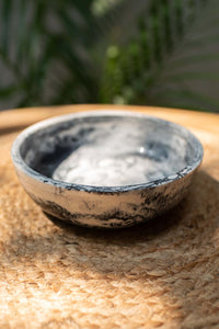 Chutney Dish - Black/White