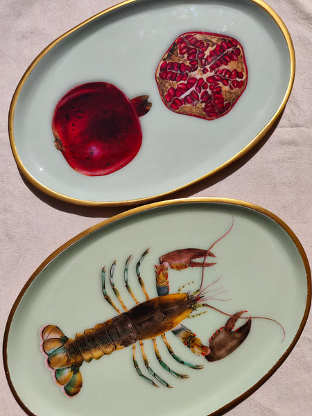 Enamel Tray - Lobster