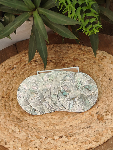 Abalone Coasters - Set of 6