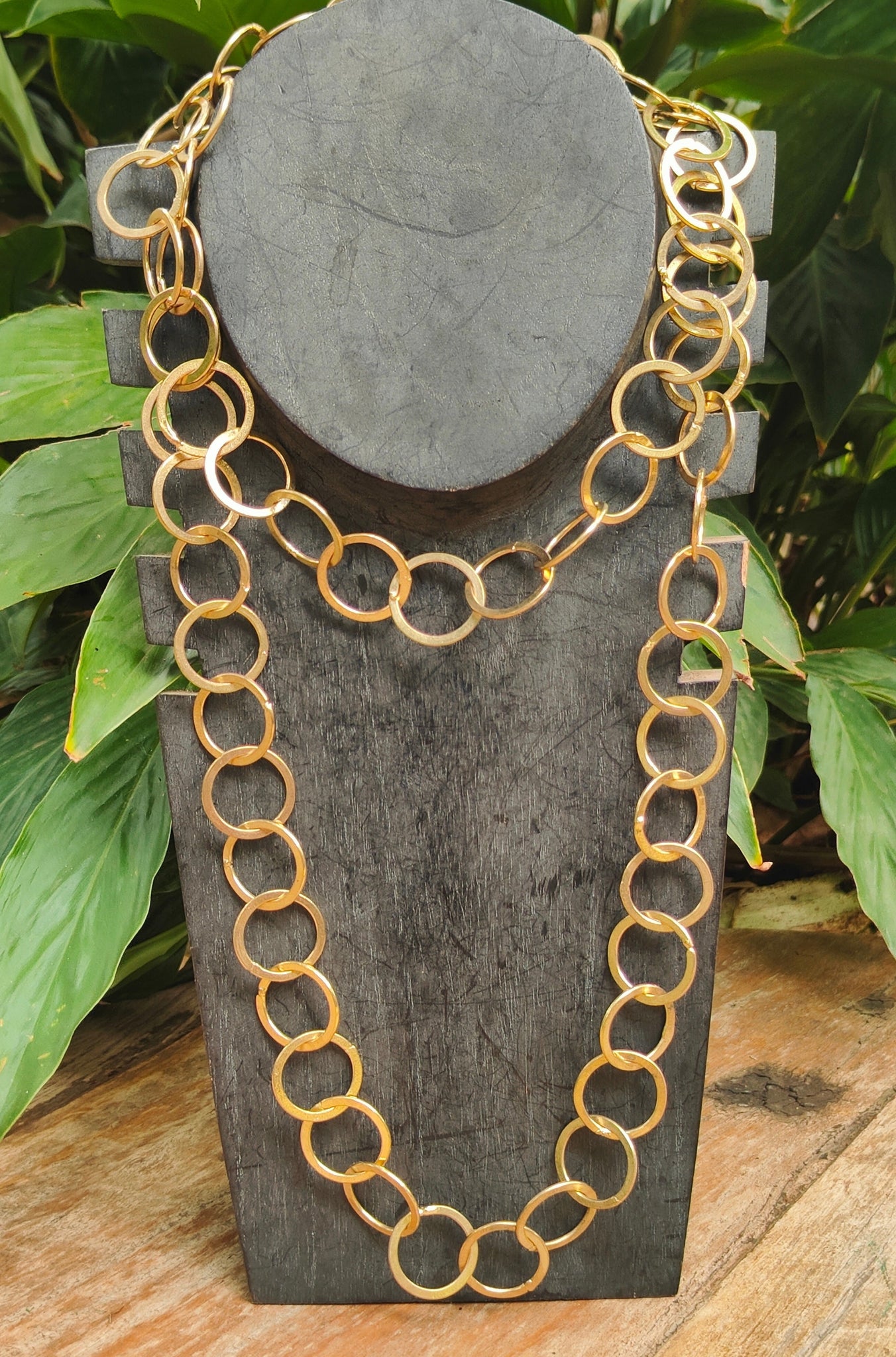 Long Circle Necklace