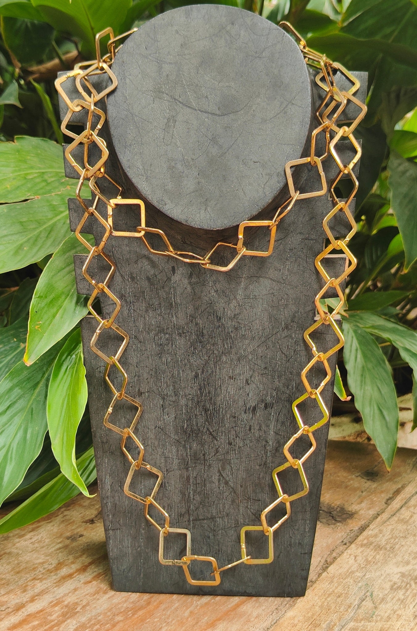 Long Squared Necklace