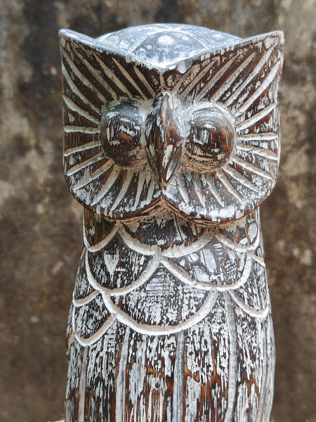 Hoot Statue - Brown