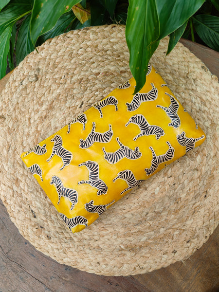 Zebra Pouch - Yellow