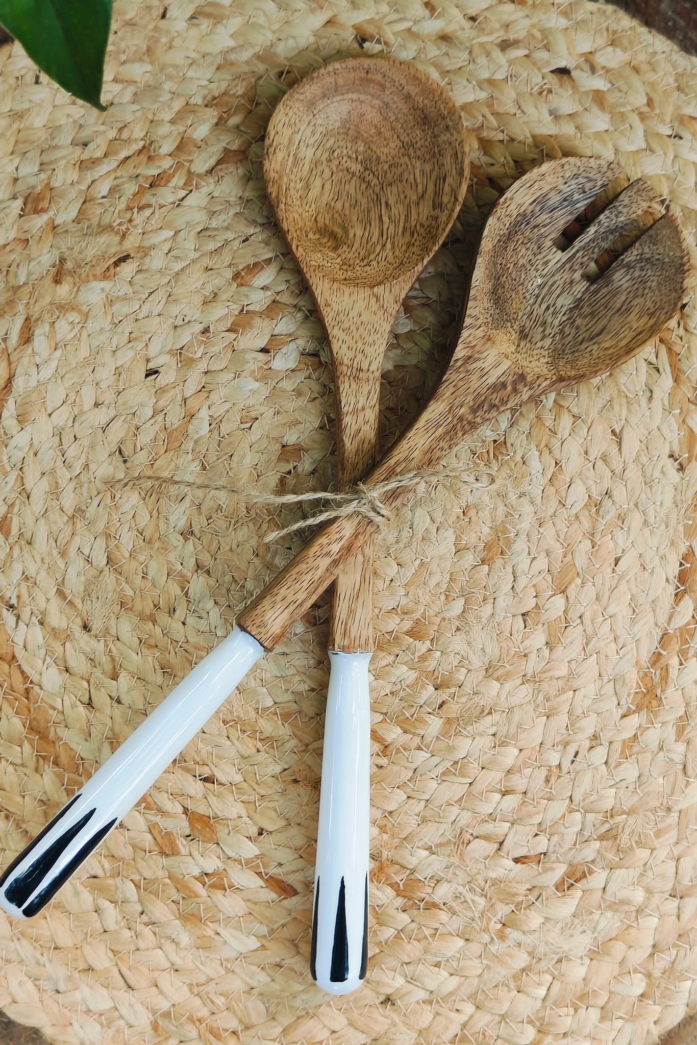 Zebra Salad Servers