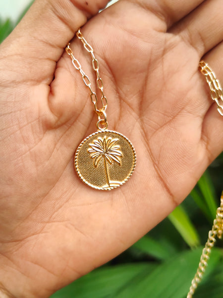 Palm Tree Necklace