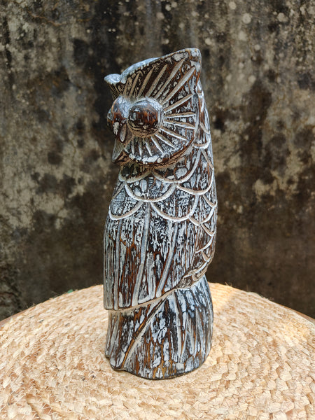 Hoot Statue - Brown