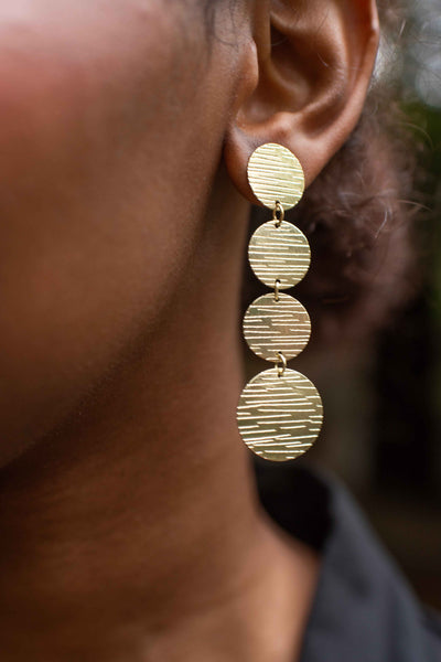 Disc Earrings