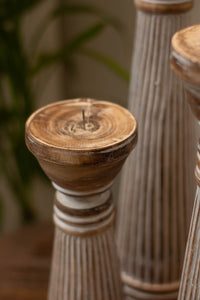 Luxor Candle Holder - Natural