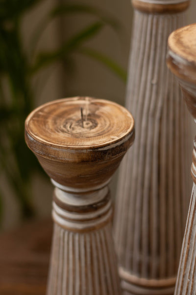 Luxor Candle Holder - Natural